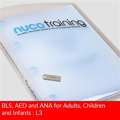 L3 BLS,  AED and Anaphylaxis for Adults, Children and Infants Tutor Pack with USB L3BLSAEDANATPUSB